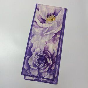 Adrienne Vittadini Purple Rose 11 x 62" Rectangle Scarf